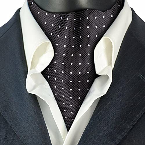 Image of The Tie Hub Microfibre Cravat for Men - Formal & Wedding Occasion Wear