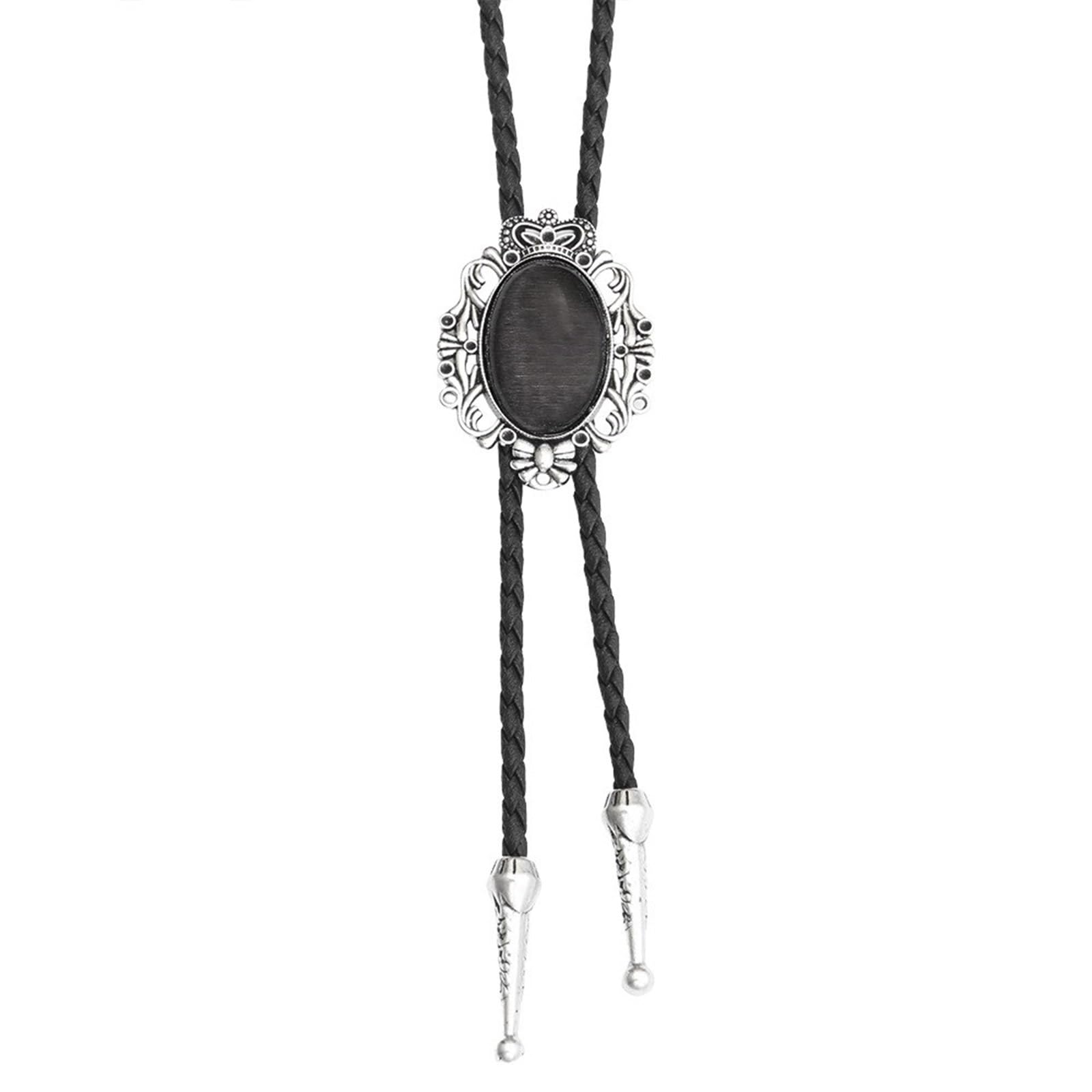 Cravate de Cowboy Gothique Ajustable pour Remplacer les Cravates Classiques Rigides