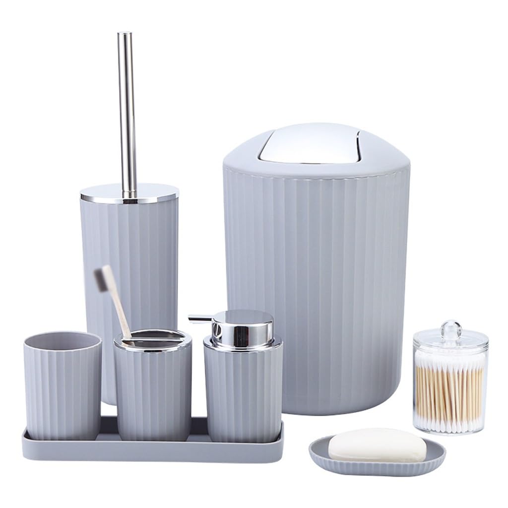 Toiletries On The Table Guest House Hotel New Bathroom Set Eight Sets