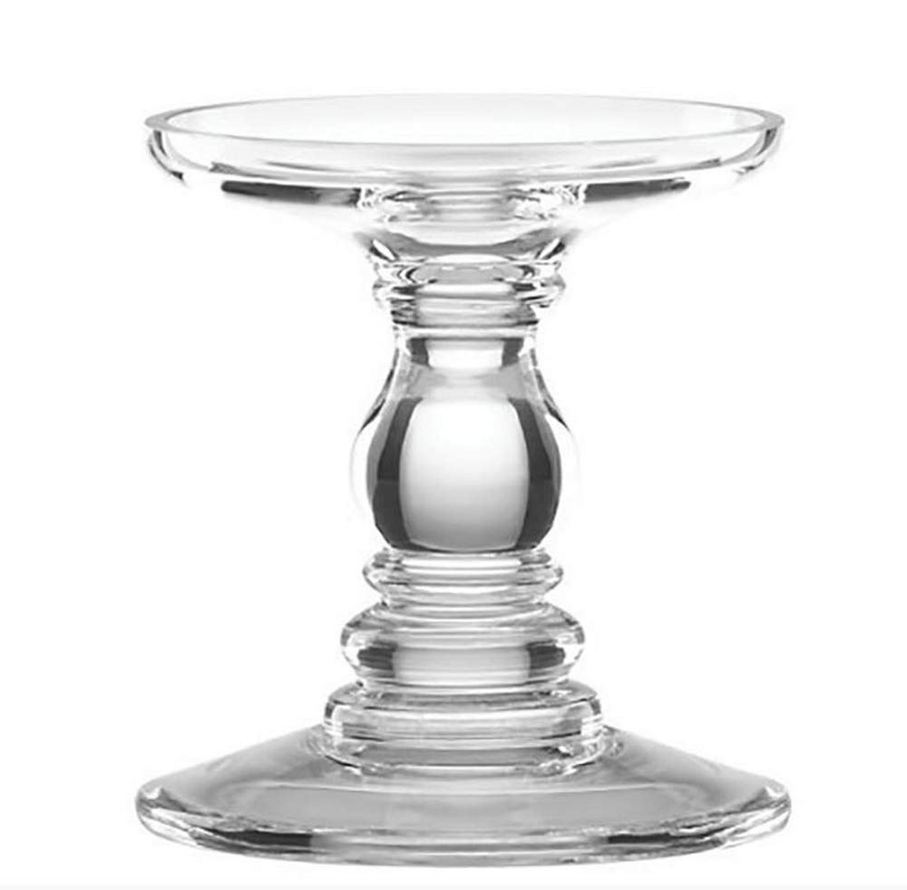 Reed & Barton Weston Medium Pillar Holder, 1.00 LB, Clear