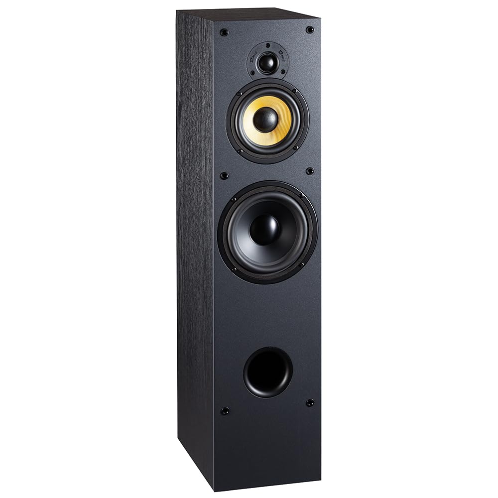 Davis Acoustics Mia 200 Noir - Colonne 3 Voies/3 Haut-parleurs - Enceinte Vendue à la Paire