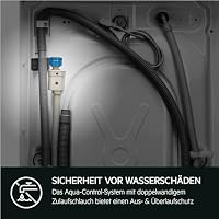 AEG Waschmaschine kompakt, 487 mm Tiefe, 7 kg, Serie 6000 ProSense -Mengenautomatik - Smarte Beladungserkennung, A, Klein, Leise, Nachlegefunktion, Wasserstopp, 1400 U/min, Inverter Motor, LSR6FA75470 – Ansicht 6