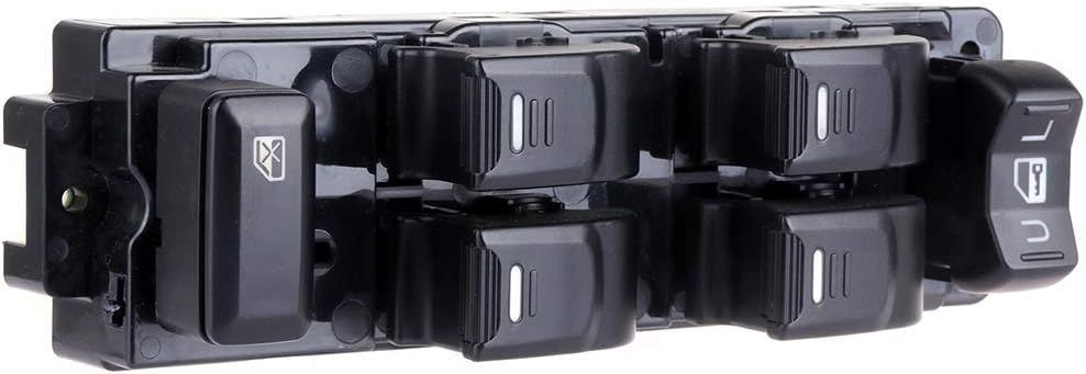 SCITOO Driver Side Power Master Window Switch Fits For Chevy For Colorado 2004-2012,For GMC For Canyon 2004-2012,For Hummer For H3 2006-2010,For Hummer For H3T 2009-2010 25779767