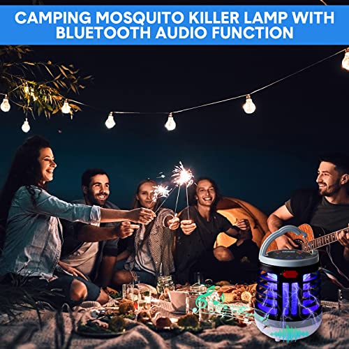 2 Pcs Bug Zappers 4 In 1 Mosquito Zapper Usb Fly Zapper Repellent Zapper Insect Killer Rechargeable Mosquito Killer Waterproof Mosquito Trap Led Camping Lantern For Outdoor Indoor Emergency #TOP5