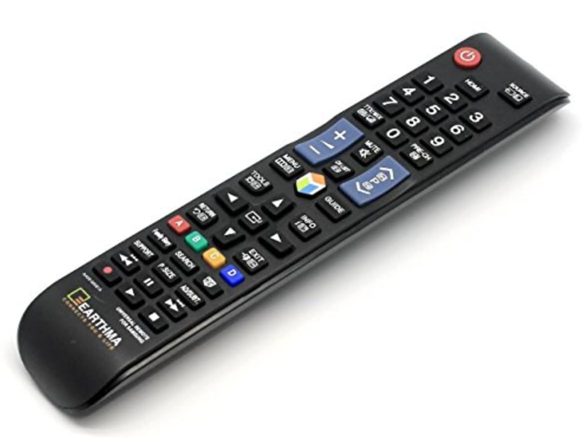 EARTHMA Telecomando universale per tutti i telecomandi Samsung TV, Samsung Smart TV, tutti i Samsung LCD LED QLED SUHD UHD HDTV curvo Plasma 4K 3D Smart TV (confezione da 5)