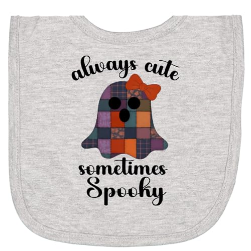 inktastic Halloween Quilt Ghost Cute Sometimes Spooky Newborn Bib