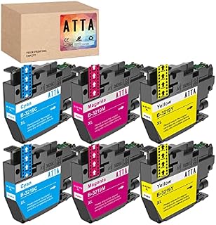 ATTA LC3219XL Ink Cartridges Replacement for Brother LC3219XL LC3219 LC3217 Multipack Work for MFC J5330DW J5335DW J5730DW J5930DW J6530DW J6930DW J6935DW Printers (2C/2M/2Y, 6 Pack)