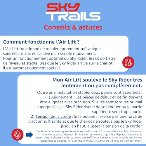 Sky Trails | Air Lift | Jouets de Construction pour des hauteurs & des Parcours passionnants | Construis, décolle & vis des Aventures passionnantes | 71970