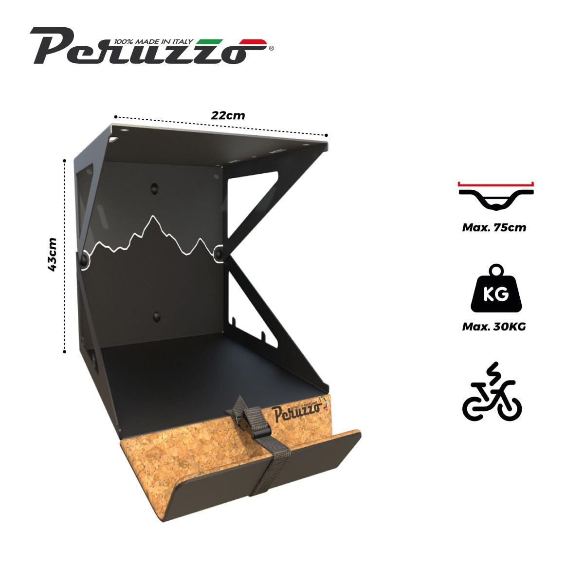 Peruzzo Wall Bike Stand One Size