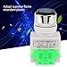 Interruptor giratorio con llave 220 V, 3 posiciones, interruptor giratorio con cerradura...
