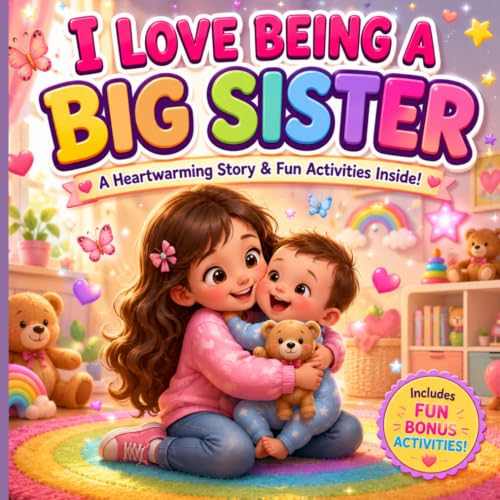 I Love Being a Big Sister: A Sweet Follow-Up to I Am a Big Sister Now | Storybook &amp; Bonus Activities for Ages 2–5 (Little Star Nest Big Sister Series)