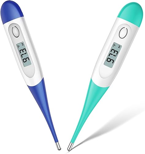 Paquete de termómetro para fiebre, termómetro digital para adultos