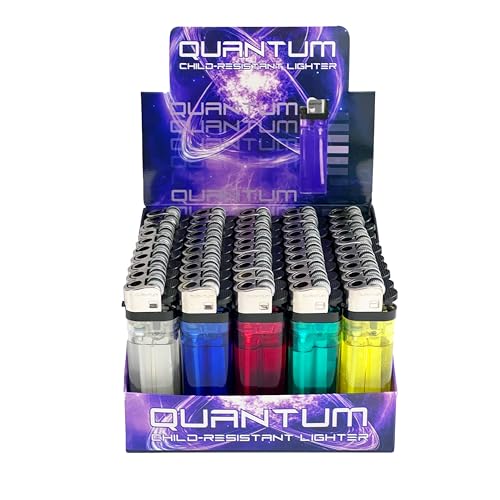 Encendedor desechable con mecanismo infantil Quantum miniatura 1