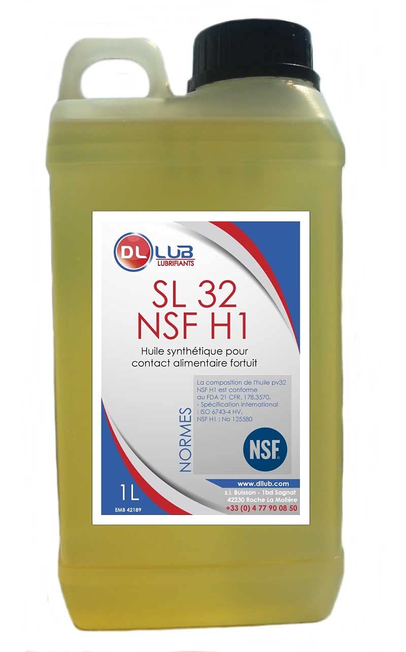 DLLUB - Huile SL 32 NSF H1-1 litre