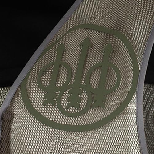 Beretta Men's Sporting EVO Vest - Breathable Mesh Full Zip Shooting Vest w/Eco Leather Shooting Patch & Double Front Pockets4