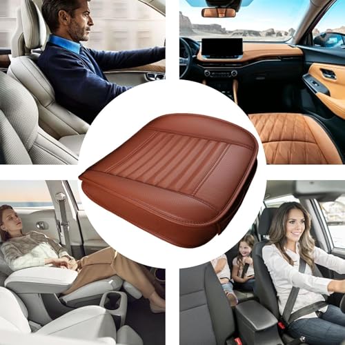 Cojín para asiento de coche de cuero PU ideal para viajes largos en SUV 4