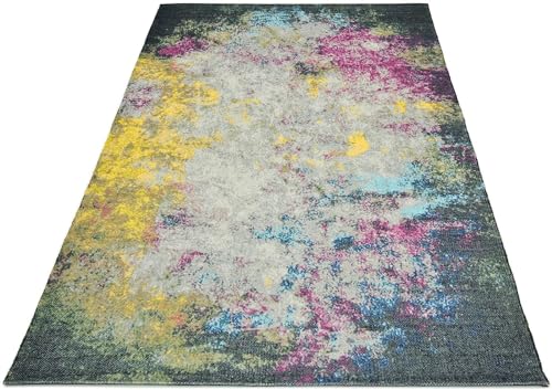 Image of Printed Rug Soft Floor Carpets with Anti Slip Backing for Living Room | Bedroom | Kids Room (Multi, 3x5 Feet)
