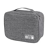 Mantén todo en orden: con la bolsa electrónica puedes mantener todos tus accesorios electrónicos juntos, liberarte del interminable desorden de cables y, en cambio, tener todo bajo control y en orden. No más andar a tientas, sino tener todo a mano rápidamente y al alcance de la mano.