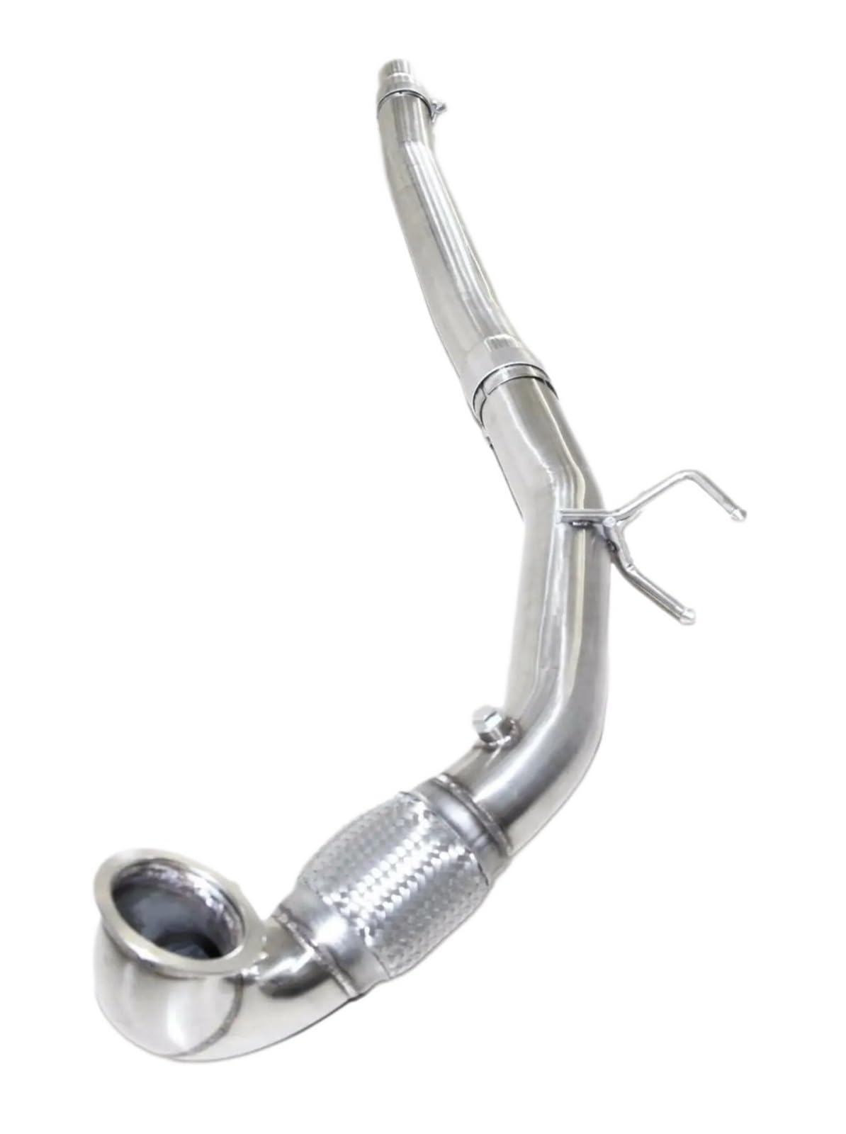 Downpipe Di Scarico In Acciaio Inox Per VW Per Golf R 2015-2016 MK7 2.0T Con Attacco V-band Da 3"