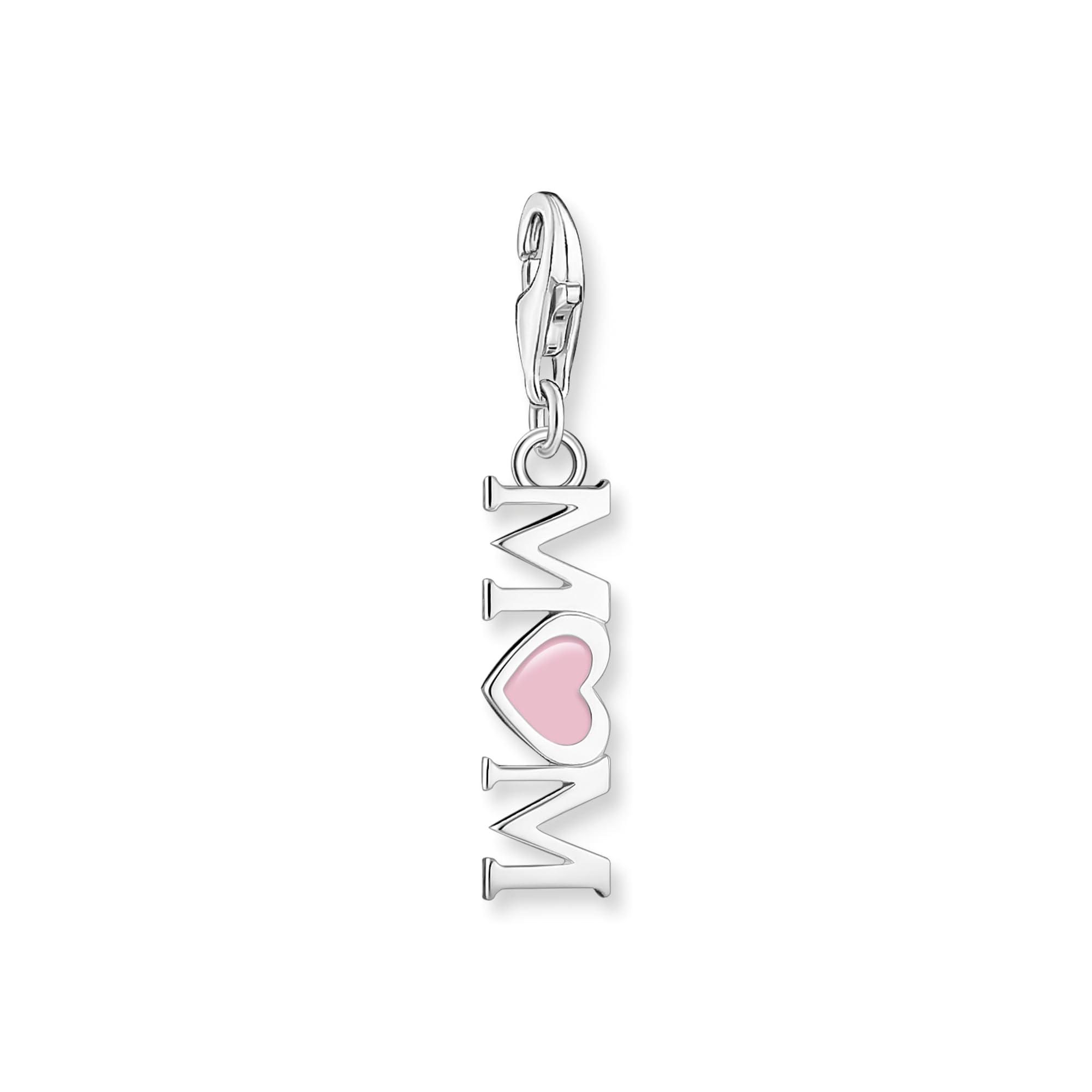 Thomas Sabo Charm Club Charm pendant Mom heart silver Recycled 925 silver, Women, 2001-007-9