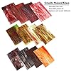 LITMIND 12 Pack Assorted Stained Glass Sheets, 4x6 Inch Glass Mosaic Tiles for Crafts, Artistic Stained Glass in a Variety of Granite Colors & Marble Textures (Smooth & Opaque) #3