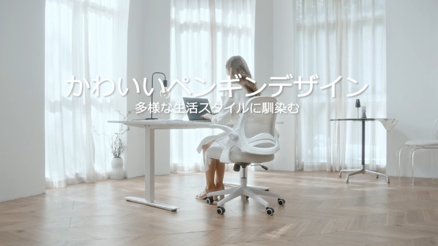Hbada J323 オフィスチェア グレー