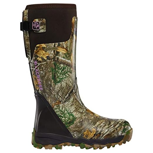 Lacrosse Women's Rubber Boot Hunting Shoe, Realtree Edge, 9