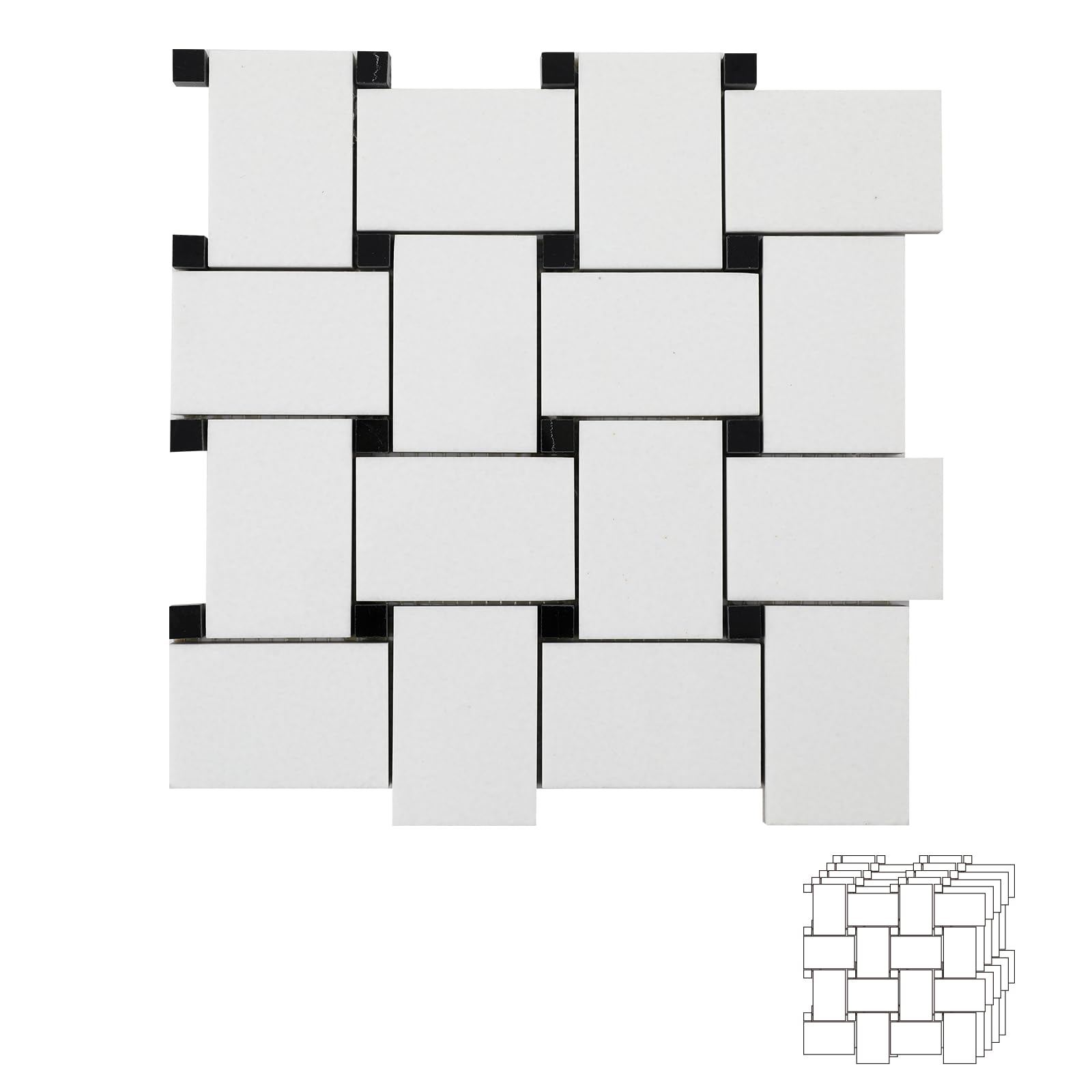 Lovdeco Microcrystal Stone Marble Mosaic