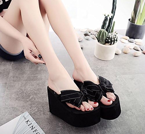 Vista 3 de Mamilove Sandalias con cuña y plataforma alta para mujer.