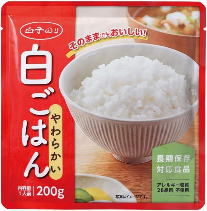 Amazon | 白子のり 調理不要で食べられる白ごはん スプーン付き 30袋入