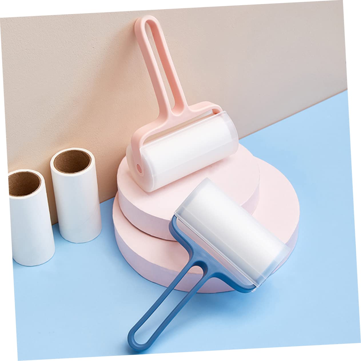 COLLBATH Rullo Adesivo Togli Peli per Animali Domestici Copertura | Ricarica Sostituibile, Set da 1, Pp e Adesivo, Effetto Viscoso Forte, Facile da Rimuovere Colore Casuale