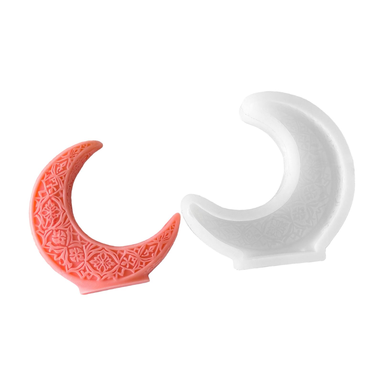 Carotoe A Crescents Silicone Mold For Making, Romatherapys Candled Resin Ornaments Epoxy Resin Casting Molds Ornaments Mold