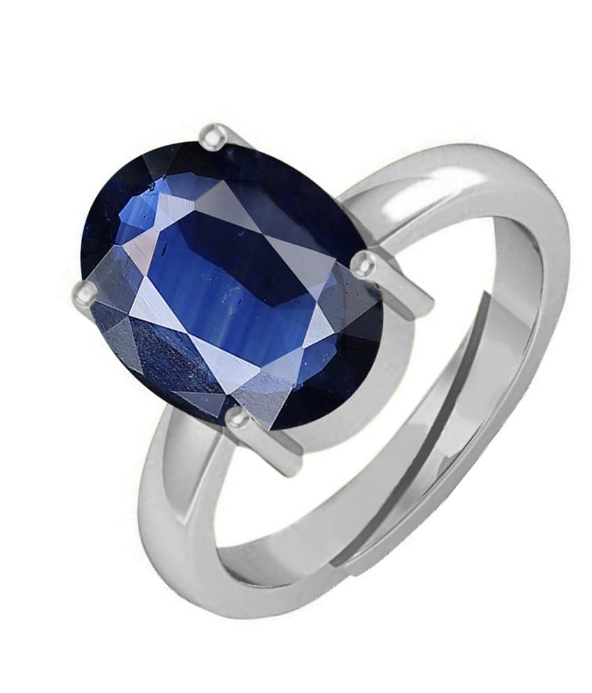 Bague saphir bleu Panchdhatu 9,35 carats pour sublimer votre style en toute occasion