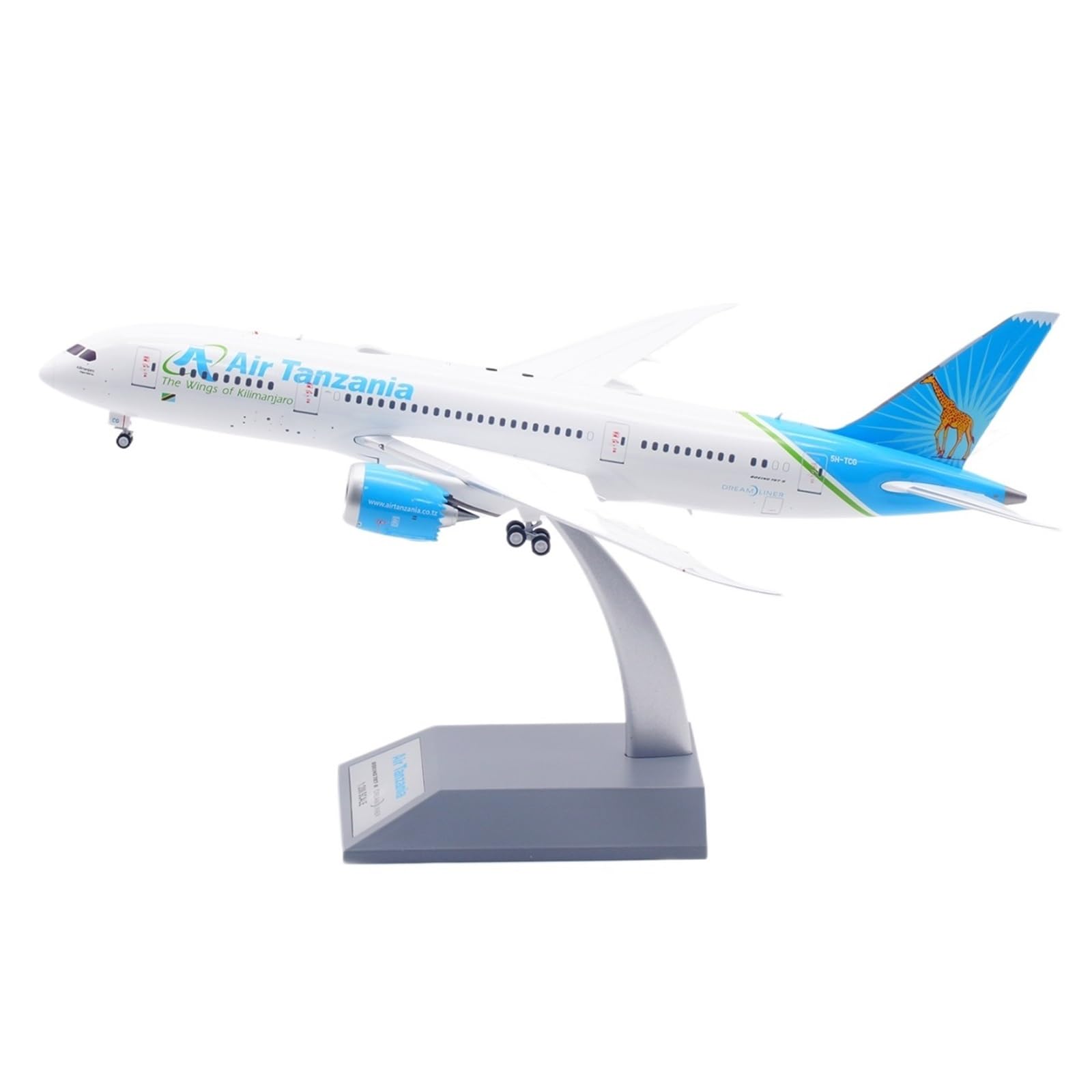 Boeing B787-8 Air Tanzania miniatura civil réplica avión 27CM 8
