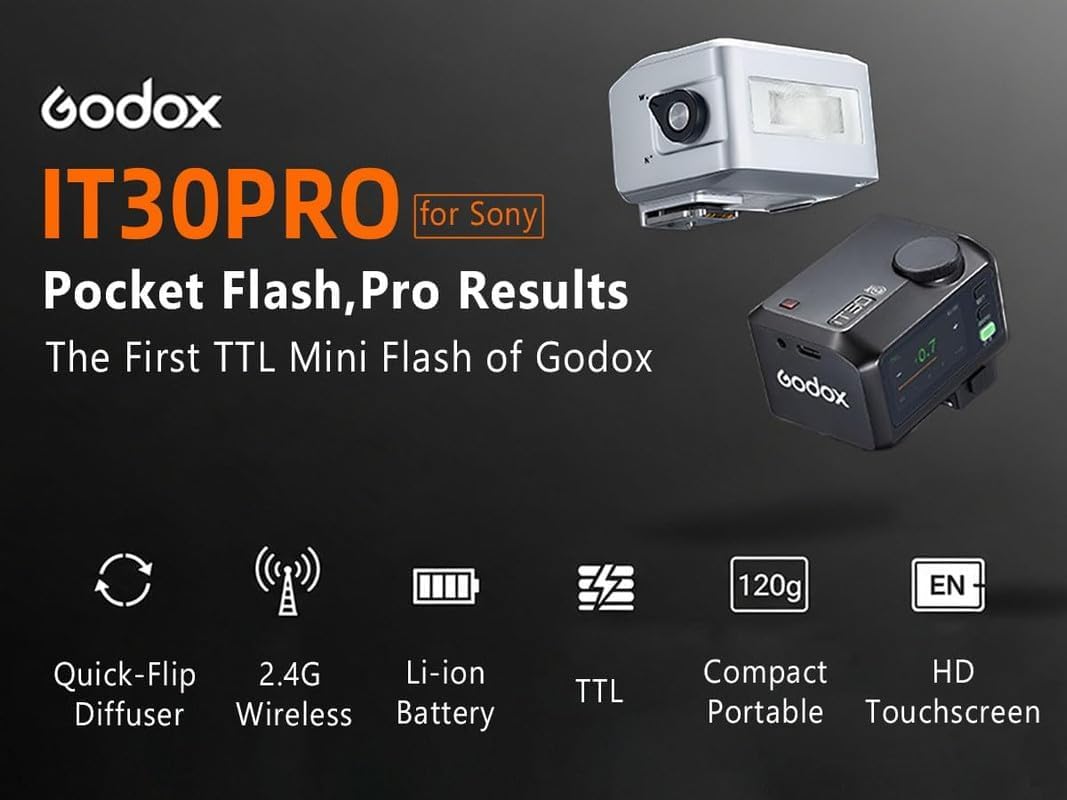 Ra Mắt Godox iT30Pro - Đèn Flash TTL Bỏ Túi Mạnh Mẽ