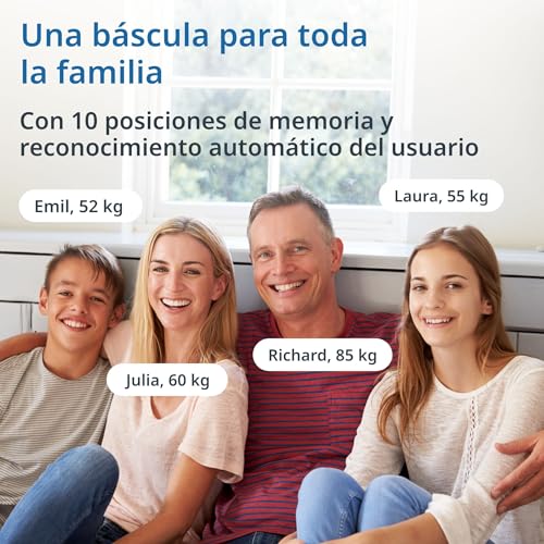 ADE Bascula grasa corporal y muscular | bascula de baño digital | balanza de alta precisión | capacidad elevada de 200 kg | color negro - imagen 4