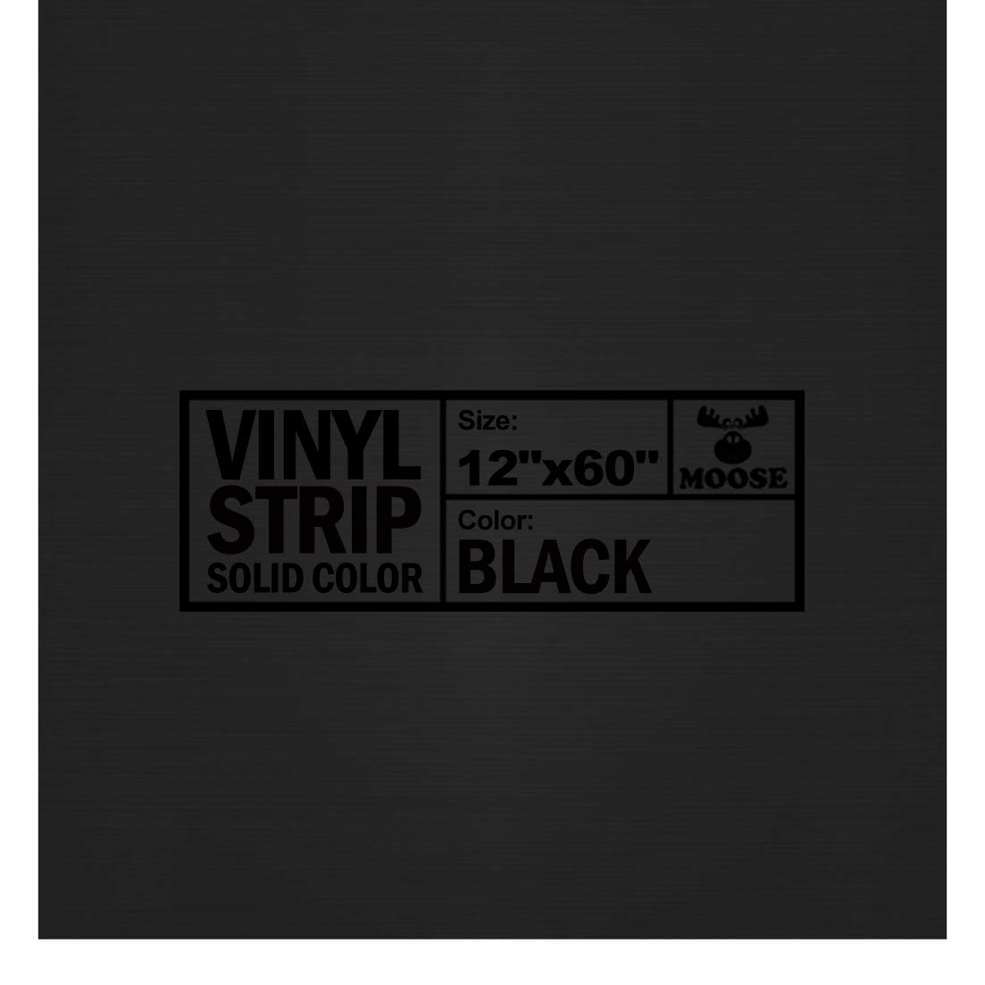 Buy Moose Supply 12Inch (1Foot) by 60Inch (5Foot) Solid Black