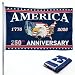 250th Anniversary American Flag - 3x5 Ft Double Sided 3 Layers Patriotic Flags - 1776-2026 Freedom Flag for Independence Day Celebration,Heavy Duty Patriotic Decor