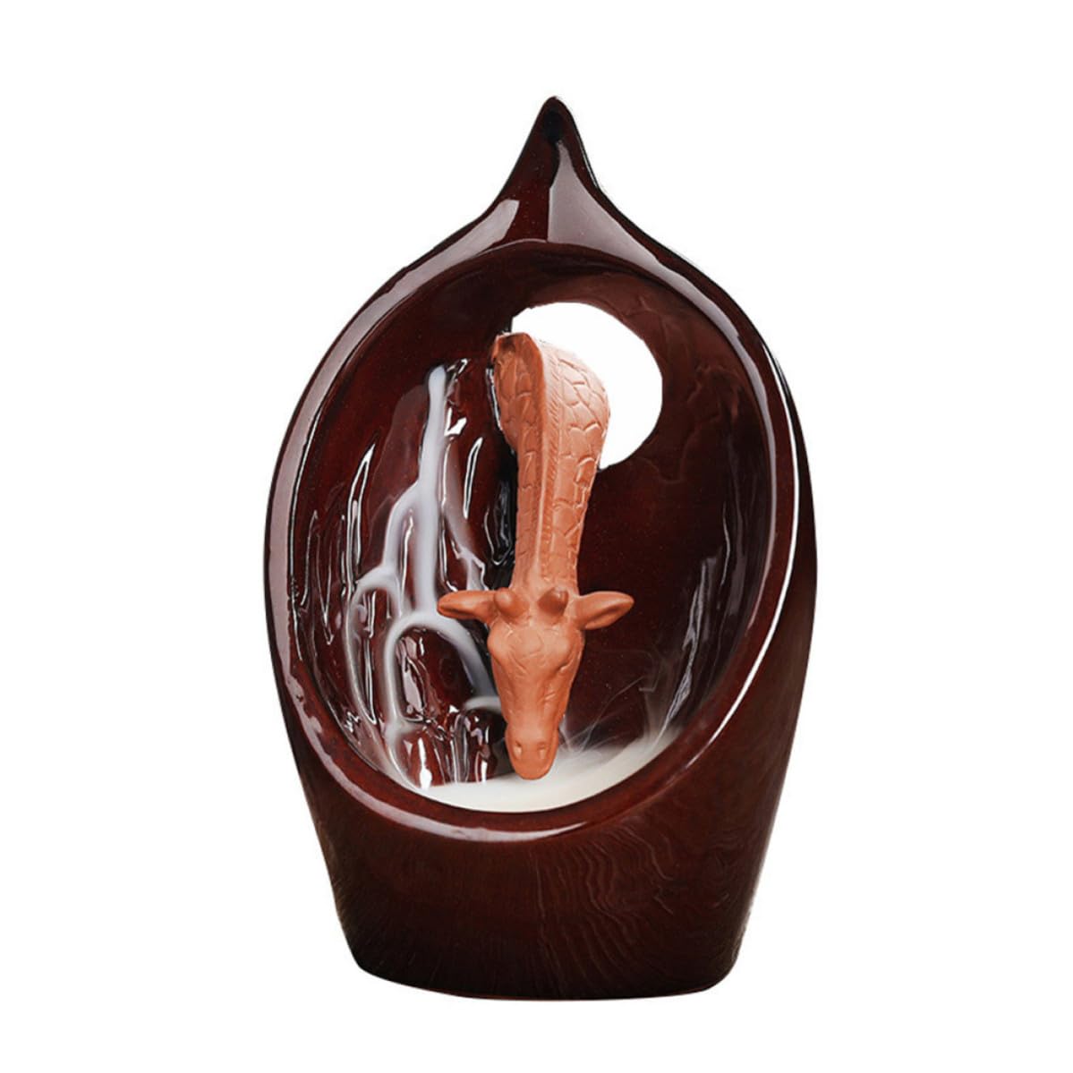 Girafe en céramique poêle à arôme et bibelot de bureau