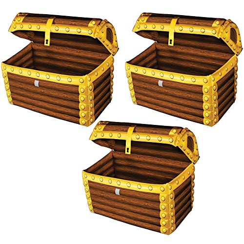Image of Beistle Inflatable Treasure Chest Coolers.