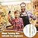 Gisafai 6 Pcs Bolt Action Pen Kits for Woodturning Bolt Bullet Pens for Men Gift Woodturning Ballpoint Kit Turning with Mandrel Slimline Turning Supplies DIY Gift for Men(Gold)