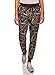 Produktbild oodji Ultra Damen Bedruckte Hose mit Bindebändern, Braun, DE 36 / EU 38 / S