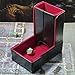Forged Dice Co. The Keep Compact Foldable Dice Tower with Dice Tray - Strong Magnetic Fittings - Snap-Free Design - Ideal for RPG Players and Dungeon Masters - Easily Store and Transport - Red