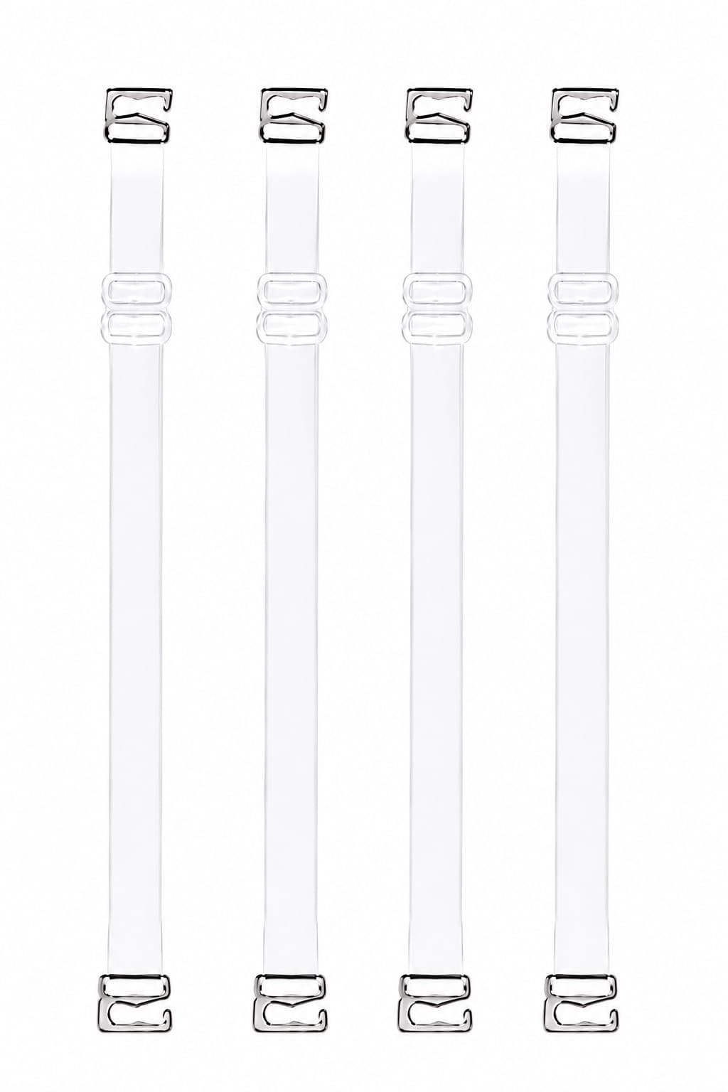 Clear Invisible Bra Straps, Adjustable Transparent Shoulder Straps, 2 Pairs-image-37