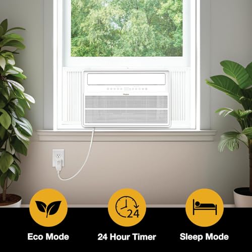 image for Whirlpool 24,000 BTU Window Mounted Inverter Air Conditioner with Quie