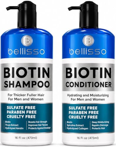 BELLISSO Biotin Shampoo and Conditioner Set