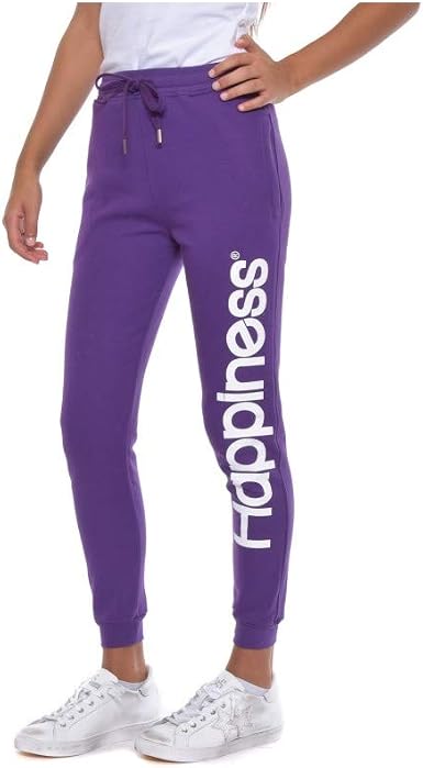 HAPPINESS Classic_HAP Essentials Pantalone Tutta da Donna Purple : Amazon.it:  Abbigliamento