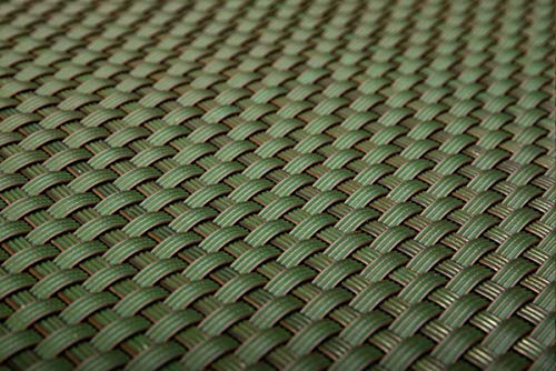 Sellon24® PE-Rattan Balkonverkleidung Balkonbespannung Sichtschutz Windschutz Matte für Balkon Terrasse Garten (17,99€/m2) (RD12 Grün, 90)