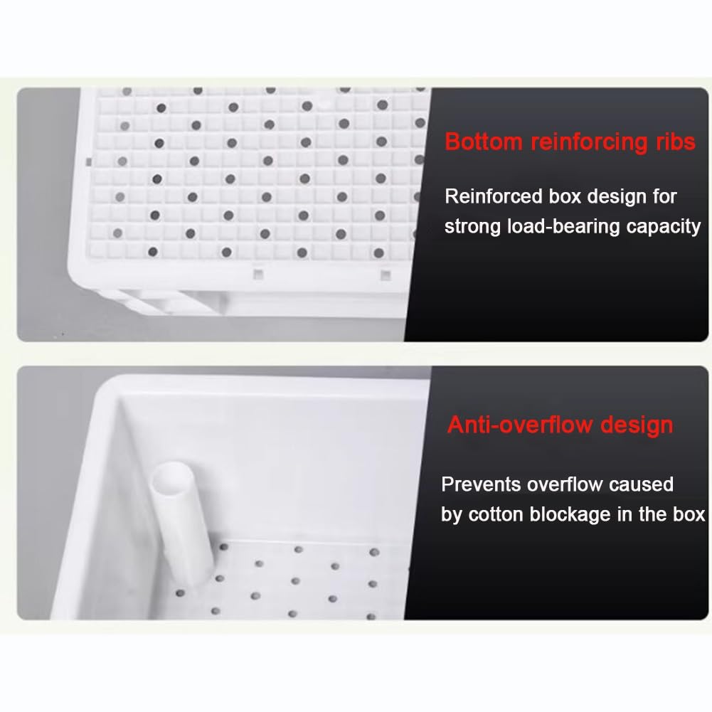 Boîtier de Filtration pour Aquarium, système de Purification Externe pour bassins à Poissons, kit de Filtration pour Grand Bassin à Monter soi-même