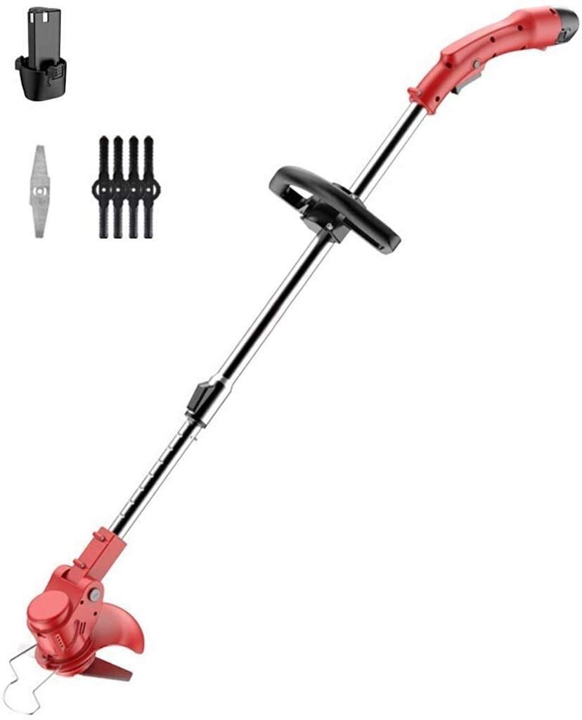 Falciatrici rotative Tagliaerba a Batteria Portatile Tagliaerba Ricaricabile per Uso Domestico, Tagliaerba Elettrico da Giardino, Multifunzione.